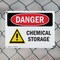 Signmission Chemical Storage Danger Sign, Plastic, 10in W x 7in L, 2PK OS-2PACK-DS-P-710-L-1998 - alternate 7